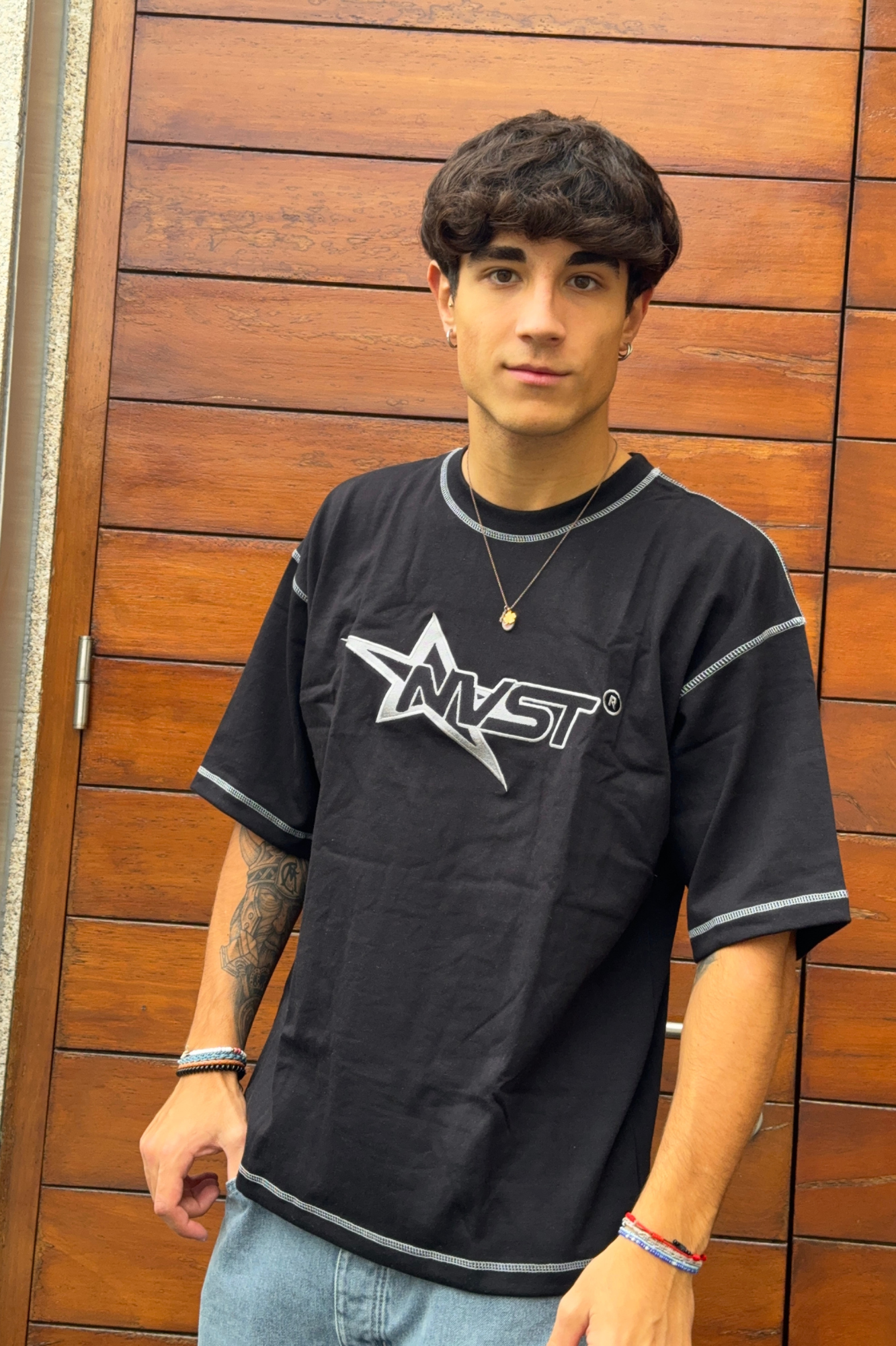 SHINING TEE BLACK