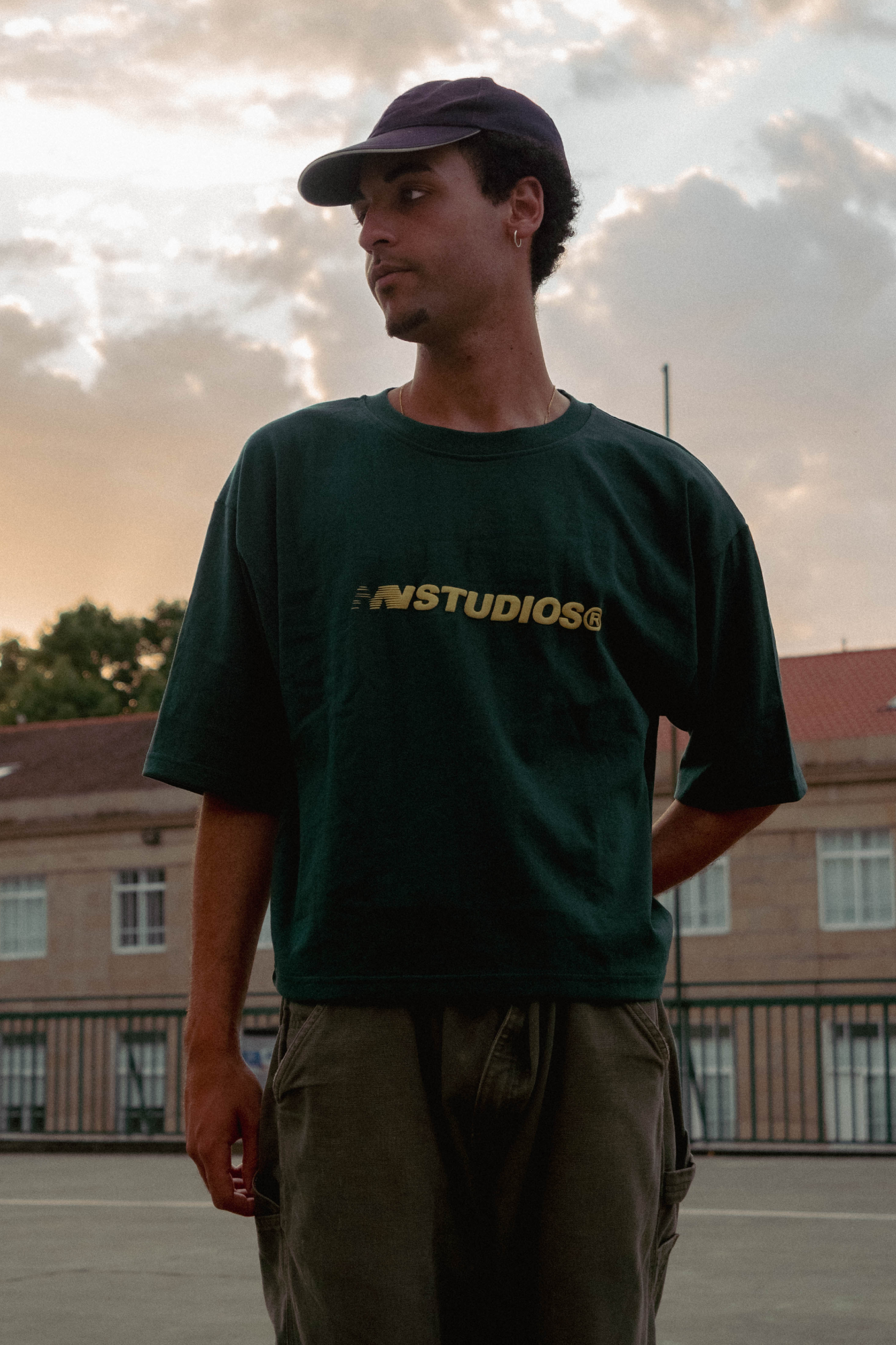 SHOOTING STAR TEE GREEN
