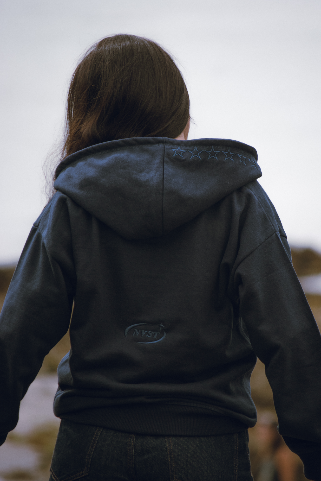 STARRY ZIPPER NAVY