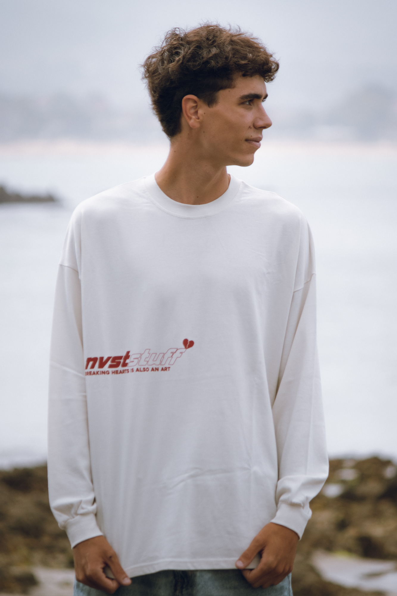 HEARTBREAKER TEE BEIGE