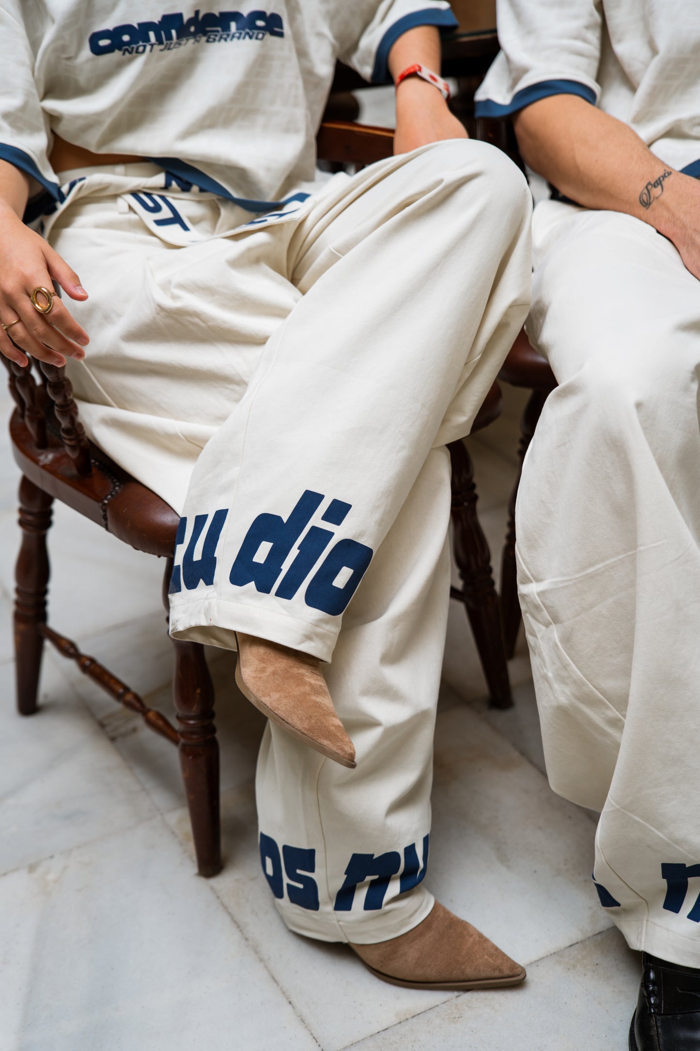 DON' AIRE BAGGY PANTS BEIGE