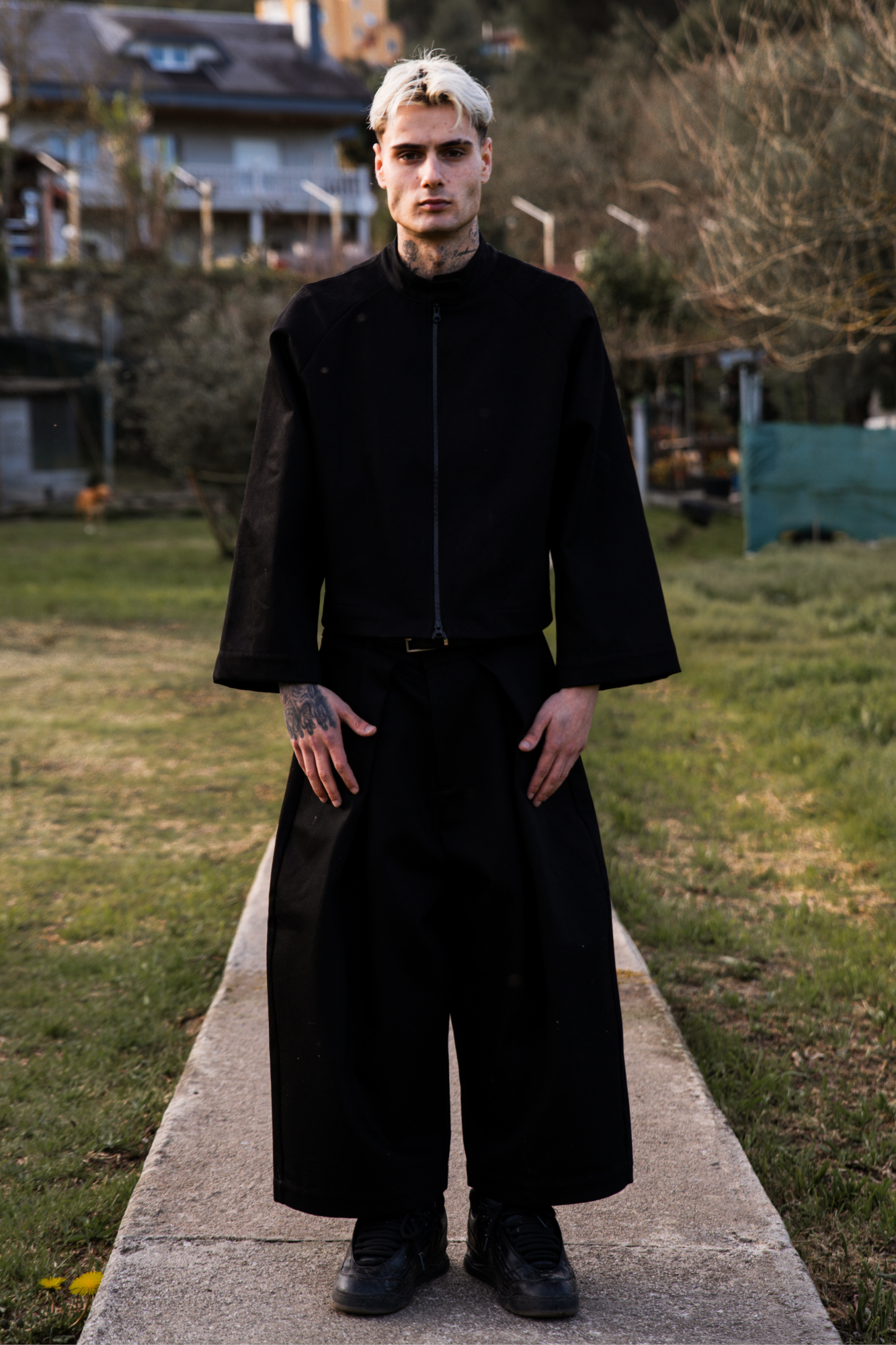 ENXEBRE BLACK TWILL PANT