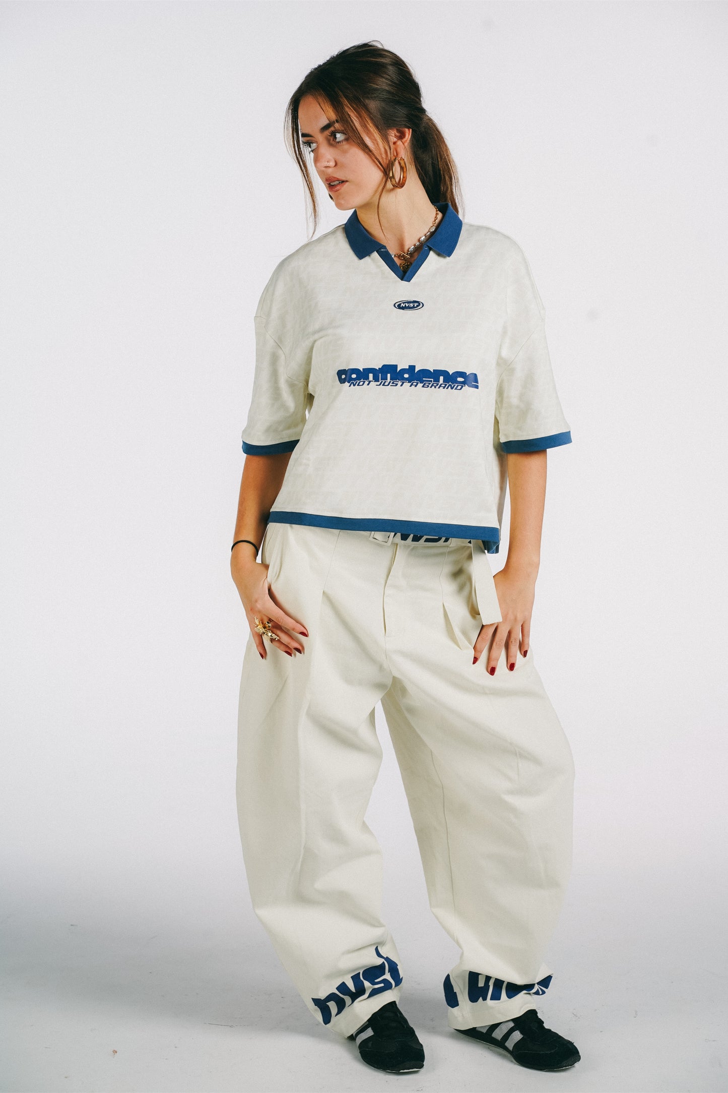 DON' AIRE POLO SHIRT WHITE