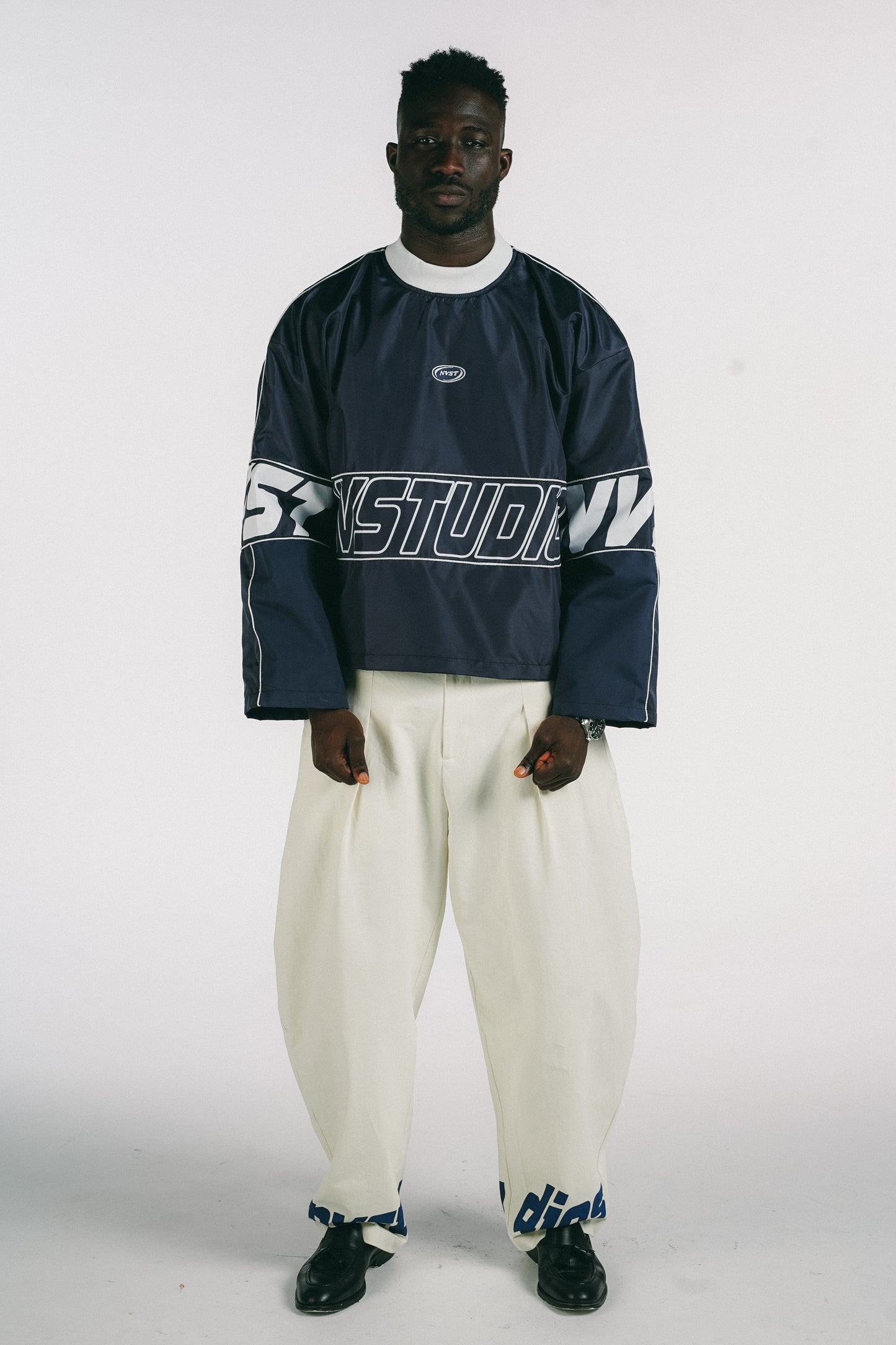 DON' AIRE CREWNECK NAVY BLUE