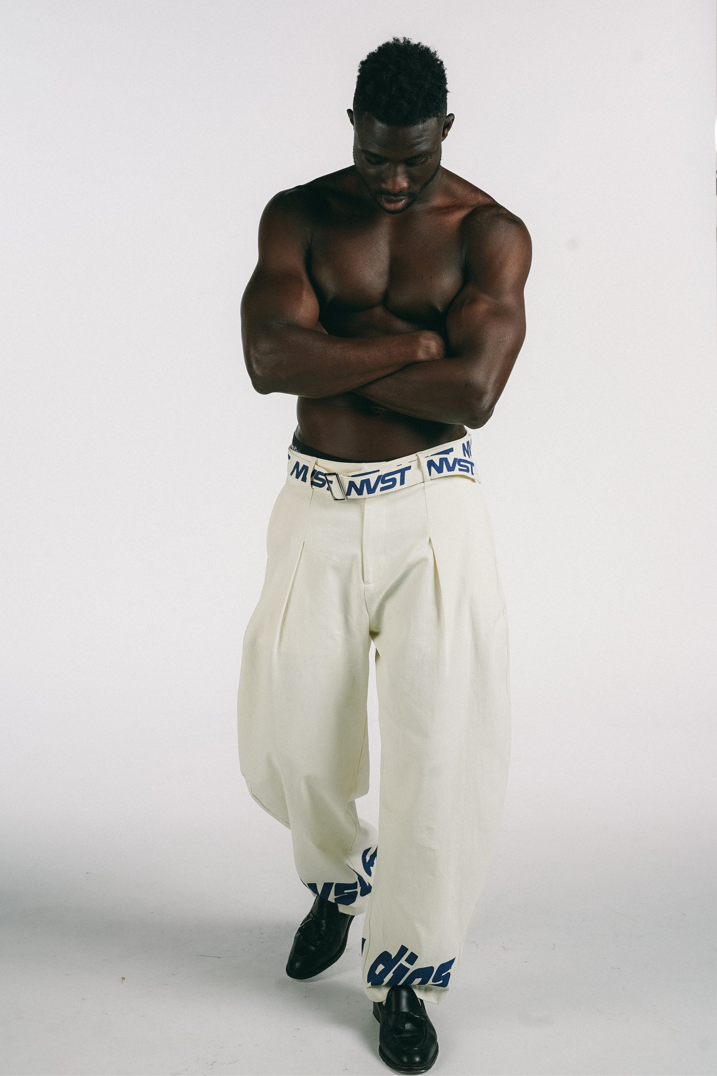 DON' AIRE BAGGY PANTS BEIGE