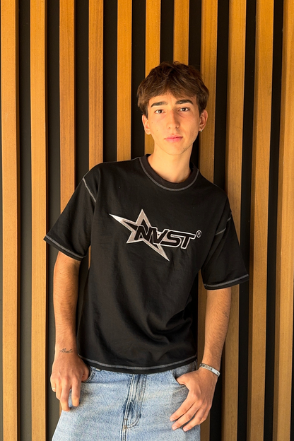 SHINING STAR TEE BLACK