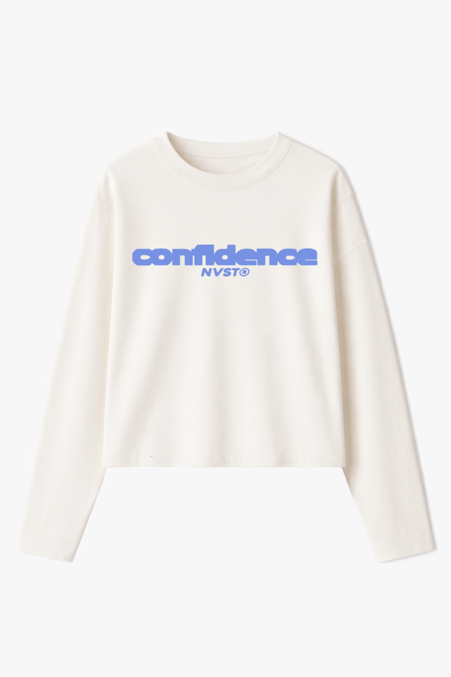 WHITE LONGSLEEVE REGULAR FIT CONFIDENCE