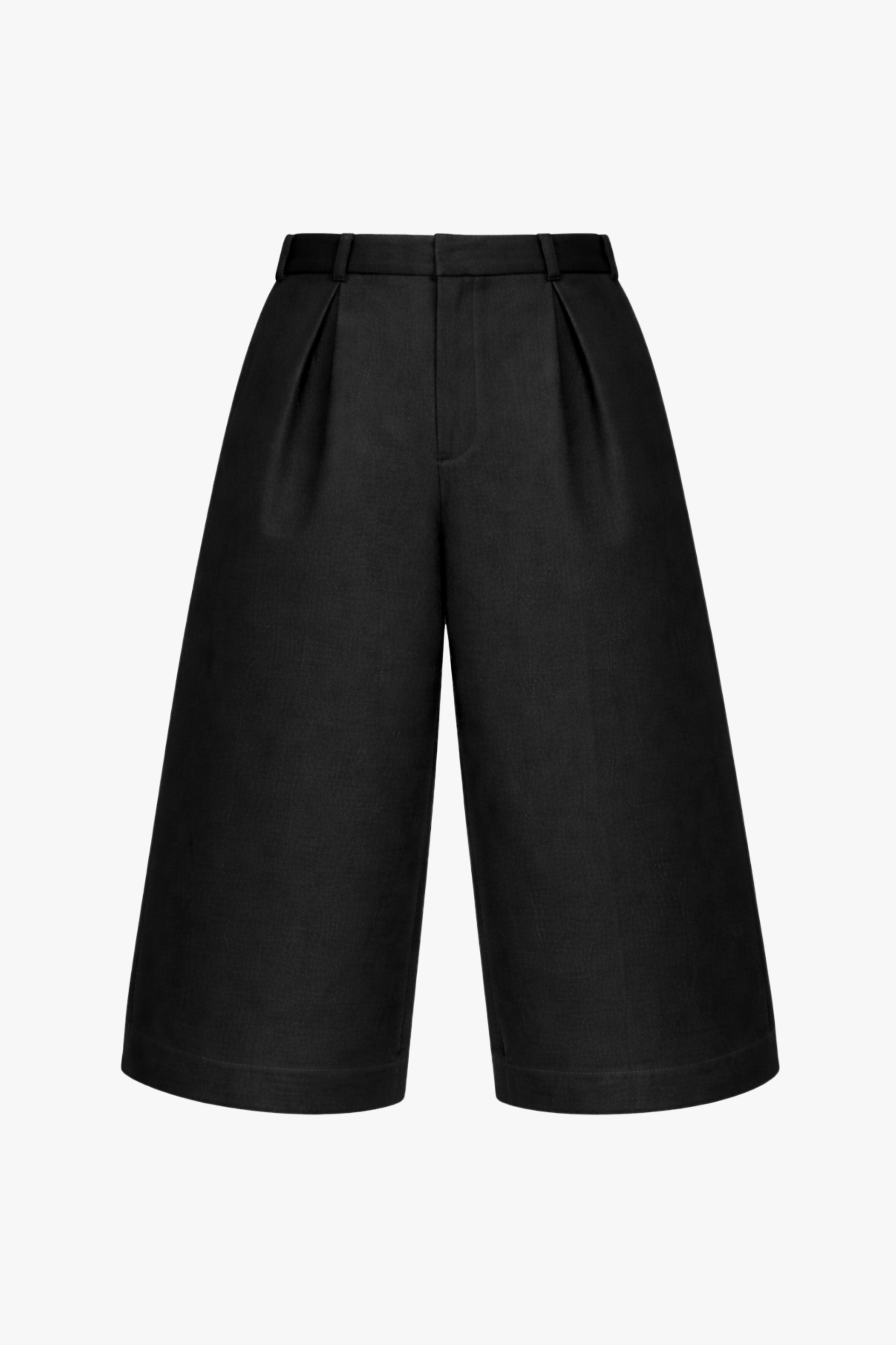 BLACK BAGGY PLEATED PANTS - ENXEBRE BY NVST®