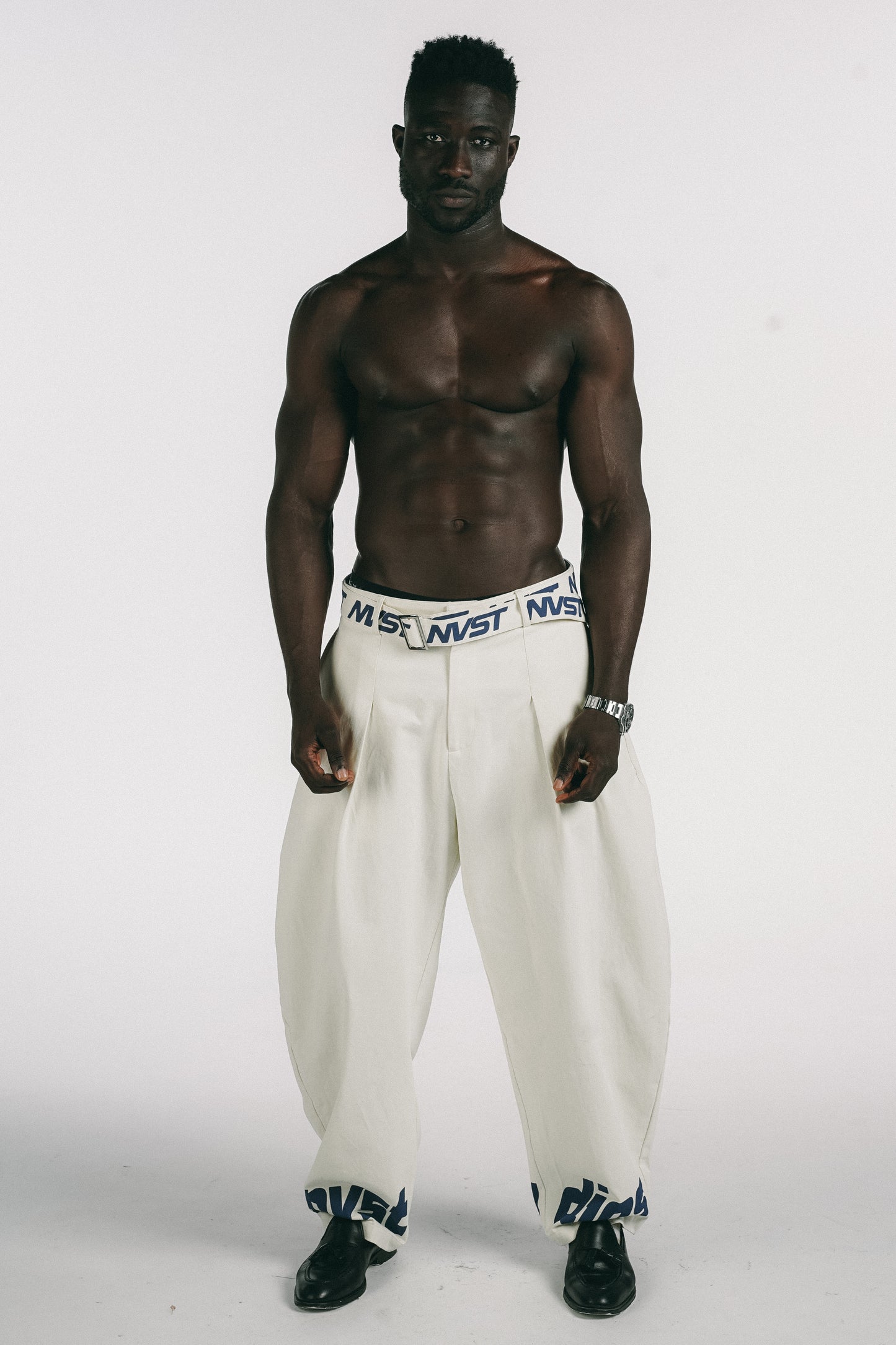 DON' AIRE BAGGY PANTS BEIGE