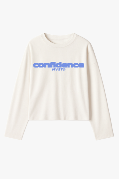 CONFIDENCE LONGSLEEVE WHITE