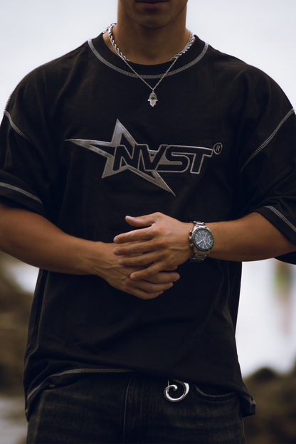 SHINING TEE BLACK