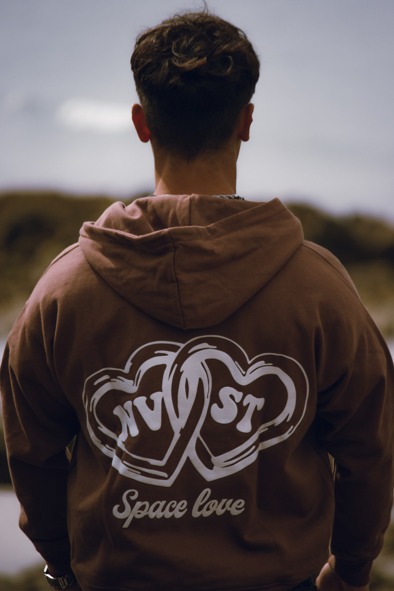 SPACE LOVE BROWN ZIP