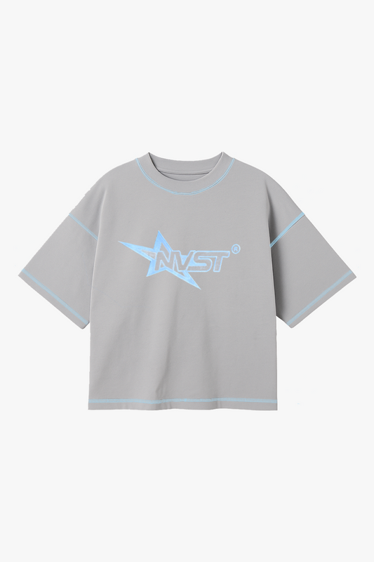 SHINING STAR TEE GREY
